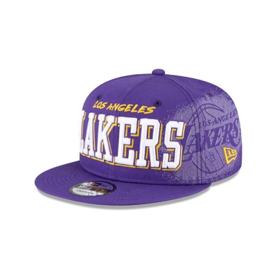 Sapca New Era Los Angeles Lakers NBA Faded 9FIFTY Snapback - Violet